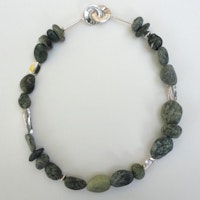 Agia Pelagia Green stones necklace