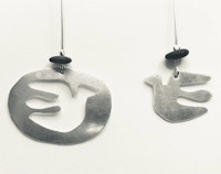 Dove shaped earrings