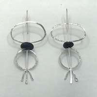 Silver Line earrings