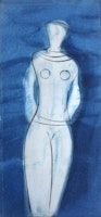 Nabatean Woman Blue